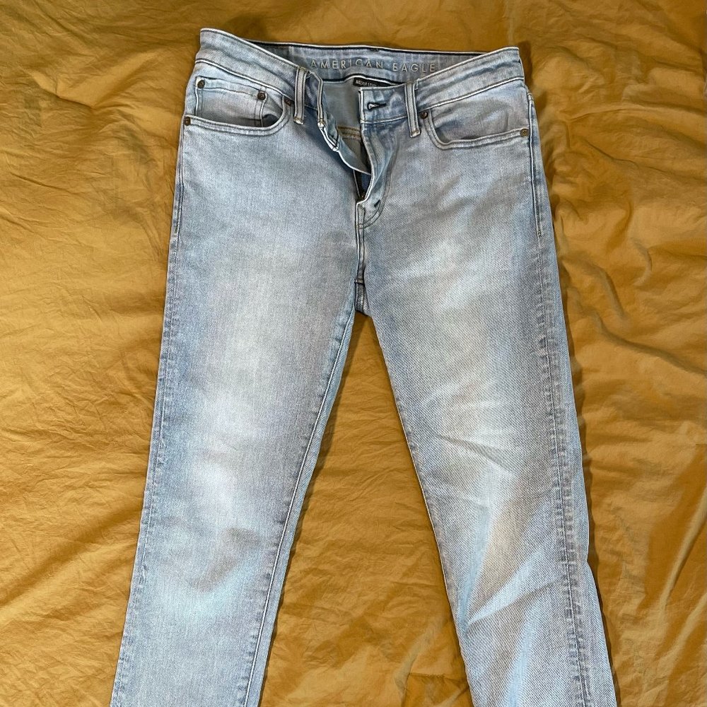 American Eagle Skinny Jeans 31 Waist 34 Length Next Level Flex